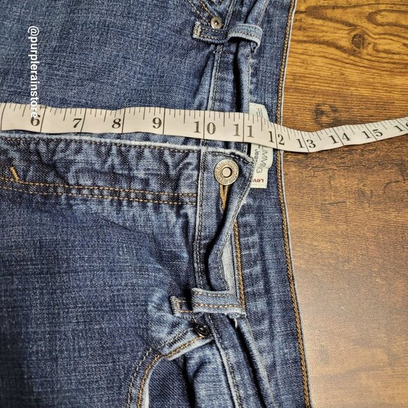 Levi's Jeans 16 Perfectly Slimming 512 Boot Button Flap Tummy Control Western - Picture 10 of 14